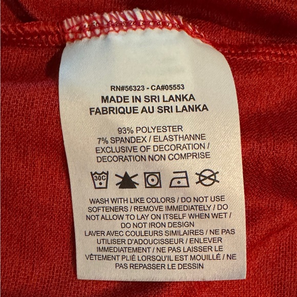 EUC Nike Pro Men's Hyper Dry Dri-Fit Shirt Training Red - Picture 6 of 7